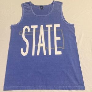 Oklahoma State University Comfort Colors Muscle Tank Size Small EUC